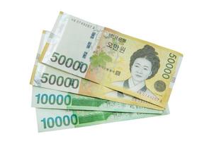 South Korean Won currency photo