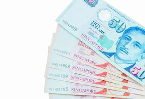 dólar moneda de singapur foto