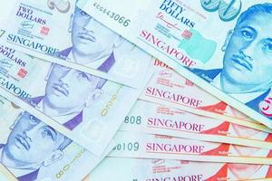 dólar moneda de singapur foto