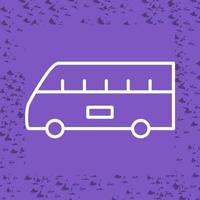 Bus on Airport Vector Icon