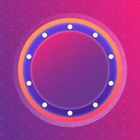 circle purple frame abstract background geometric design template vector illustration