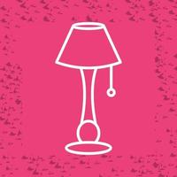 Lamp with stand Vector Icon