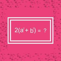 Solving Formula Vector Icon