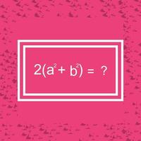 Solving Formula Vector Icon