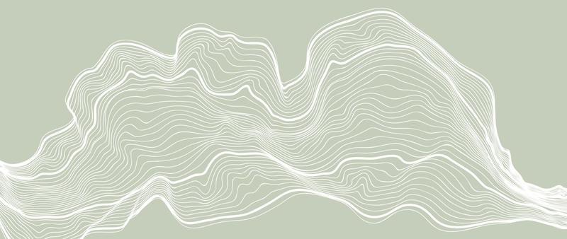 Abstract line art background vector. Minimalist pencil hand drawn contour doodle scribble curve lines style background. Design illustration for fabric, print, cover, banner, decoration, wallpaper.