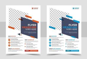 Digital marketing corporate flyer template design, Business flyer template design vector