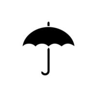 Umbrella icon. Simple illustration of umbrella vector icon for web. Rain protection symbol. Flat design style