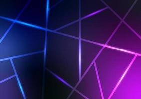 Abstract gradient digital light purple triangle modern background vector