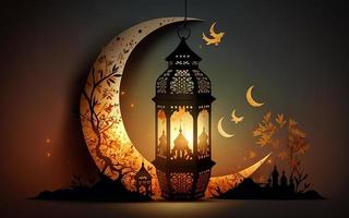 ramadan kareem lantern background photo