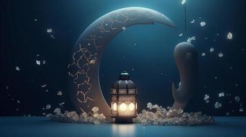 ramadan kareem lantern background photo