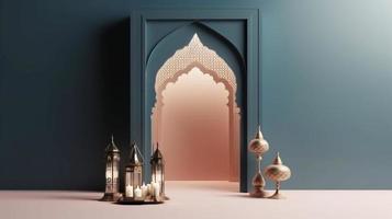 ramadan kareem lantern background photo