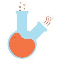 Laboratory flask. Vector illustration