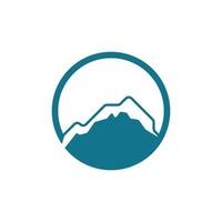 Mountain icon Logo vector