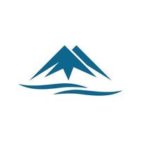 Mountain icon Logo vector