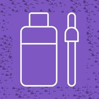 Bottle and Dropper Vector Icon