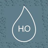 H2O Vector Icon