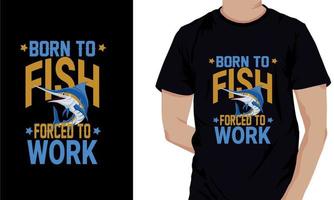 fishing design shirts vector