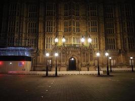 Night view of the city of London photo