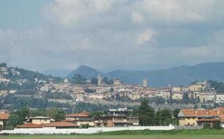 ciudad alta en bérgamo foto