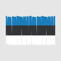 vector de bandera de estonia