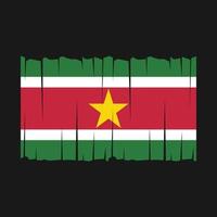 vector de bandera de surinam