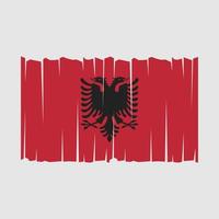 vector de bandera de albania