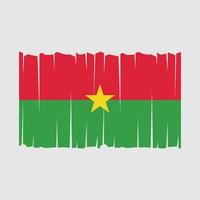 vector de bandera de burkina faso