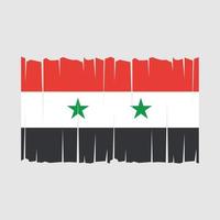 vector de bandera de siria