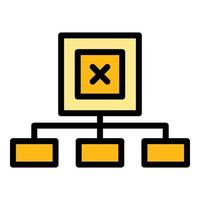 Api scheme icon vector flat