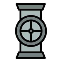 Tap kerosene icon vector flat