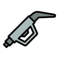 Kerosene pump icon vector flat