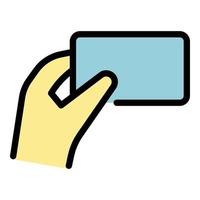 Gesture smartphone icon vector flat