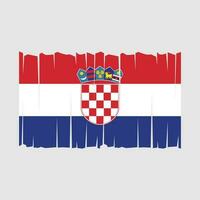 vector de bandera de croacia