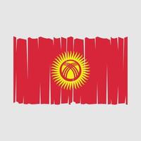 vector de bandera de kirguistán