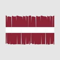 Latvia Flag Vector
