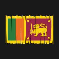 Sri Lanka Flag Vector