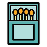 Pack matches icon vector flat