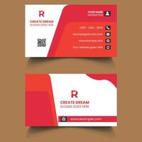 Business Card. Creative Modern And Corporate Business Card Template. Clean And Dark Business Card Template.  Professional Stylish Business Card Template. Visiting Card Template. Free Business Card vector