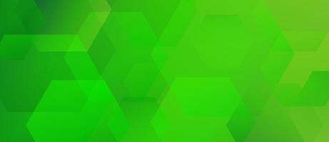 Green abstract background with polygonal shapes dynamic vector