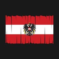 vector de bandera de austria