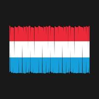 vector de bandera de luxemburgo