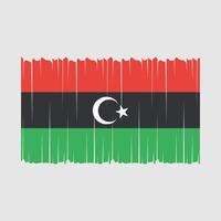 vector de bandera de libia