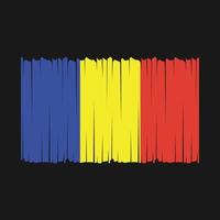 vector de bandera de rumania