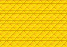 Bright yellow tech geometric mosaic 3d triangles abstract background vector