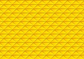 Bright yellow tech geometric mosaic 3d triangles abstract background vector