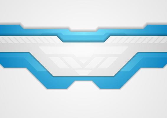 Blue and grey abstract technology background