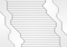 Grey hi-tech abstract striped background vector