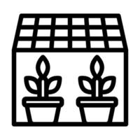 Greenhouse Icon Design vector