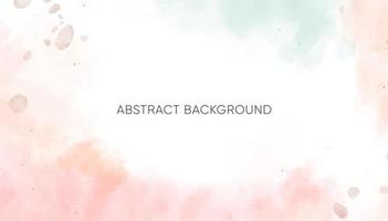 Abstract horizontal watercolor background vector