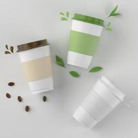 concept Three cups photo